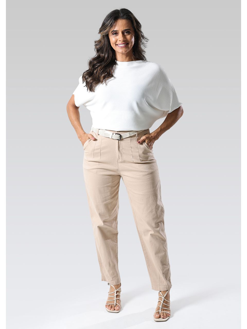 Blusa Feminina Modal Em Malha Branco - 0001 / 201