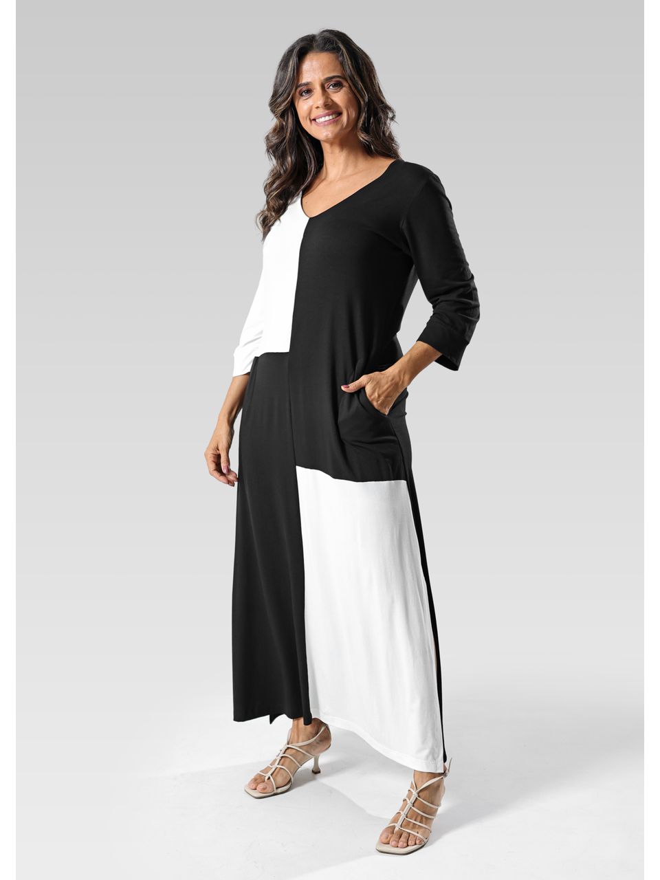 Vestido em Malha PRETO