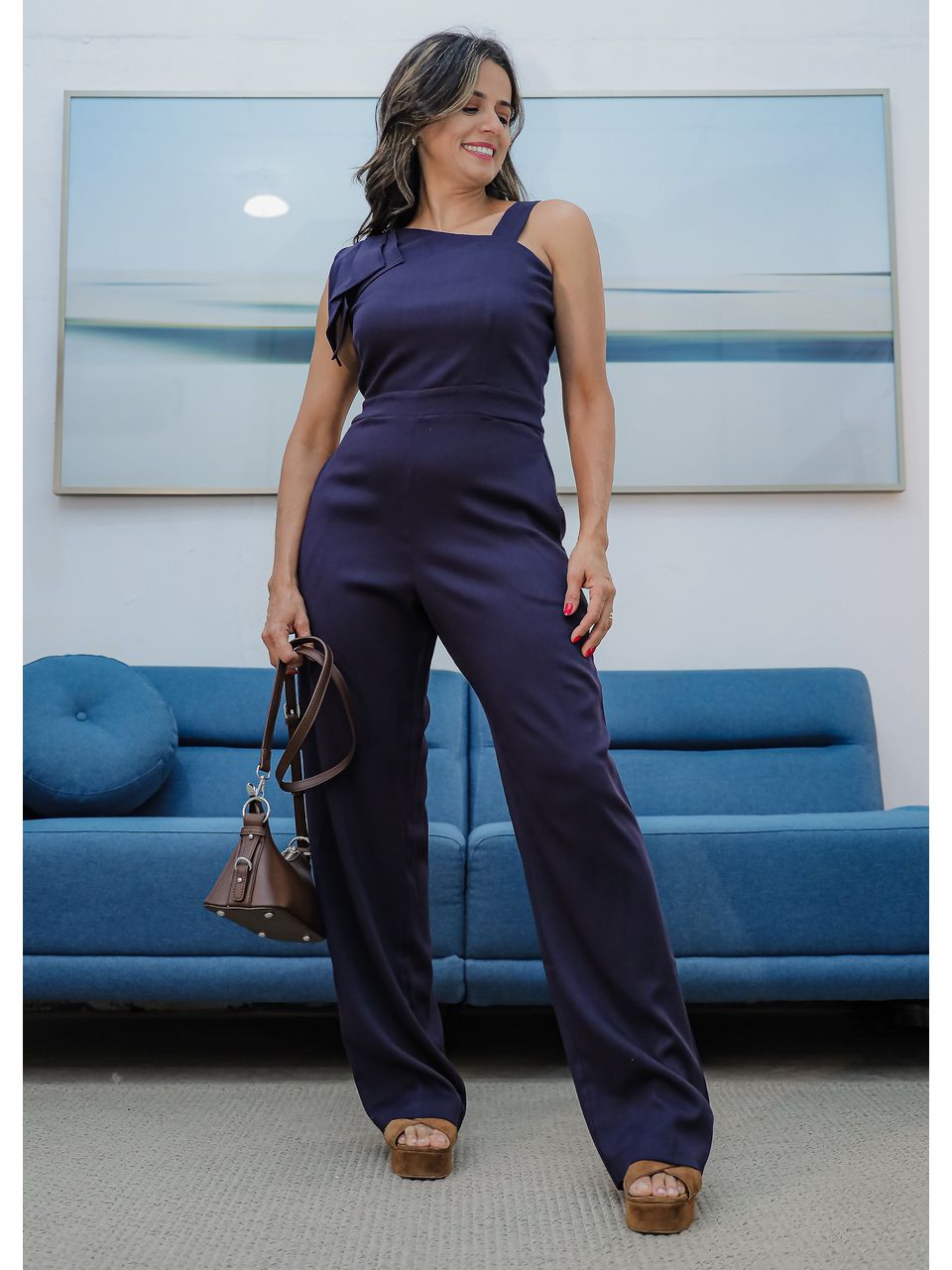 macacão aurora AZUL MARINHO