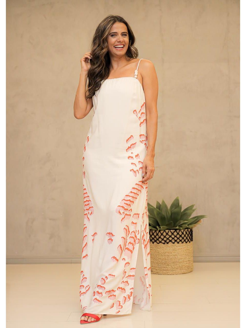 vestido estampado BEGE LEZ A LEZ