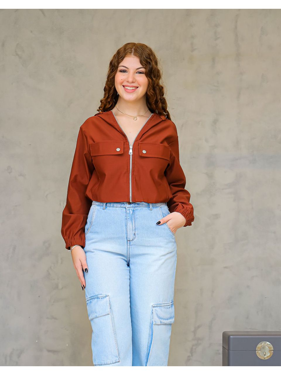 jaqueta manuela TERRACOTA