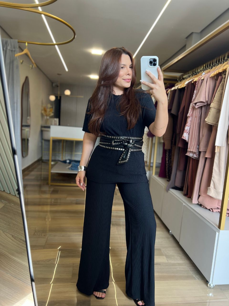 Conjunto Manuela Preto - TS Moda Feminina