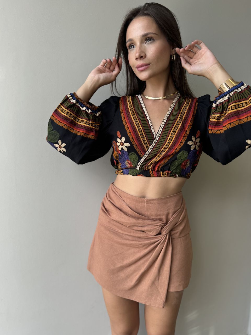 Blusa Maia Manga - TS Moda Feminina