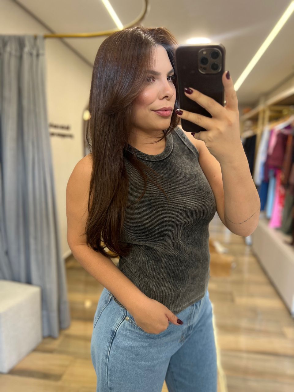 Regata Zara Estonada - TS Moda Feminina