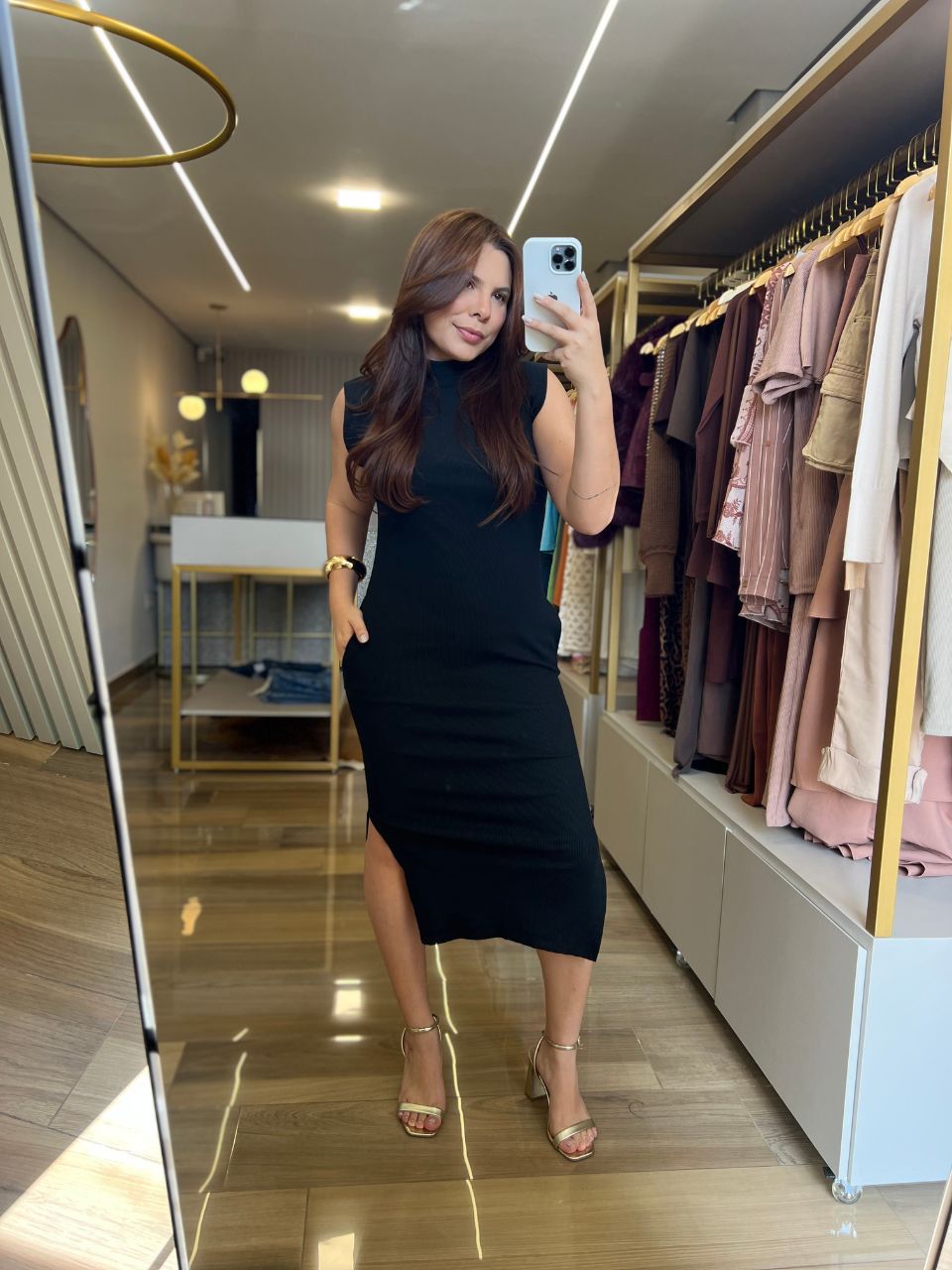 Vestido Carol Preto - TS Moda Feminina