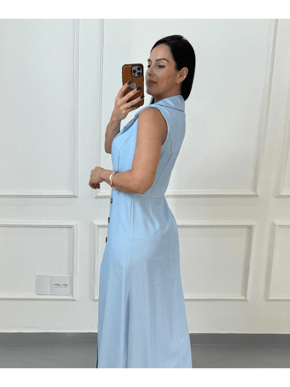 Vestido Longo Iara Azul Serenity