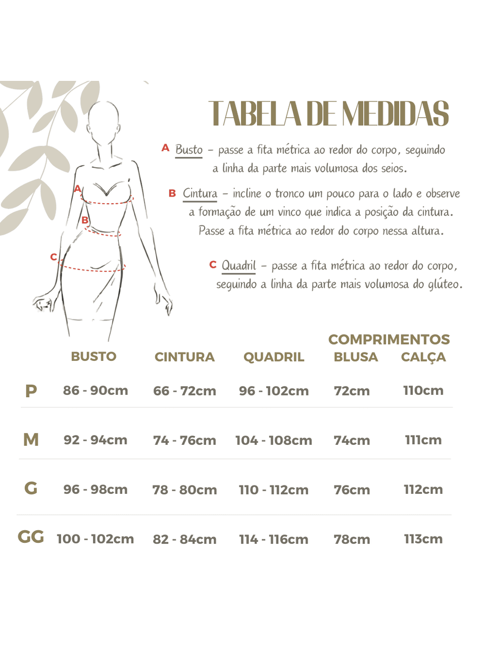 CONJUNTO SILVANA CALÇA VERMELHO