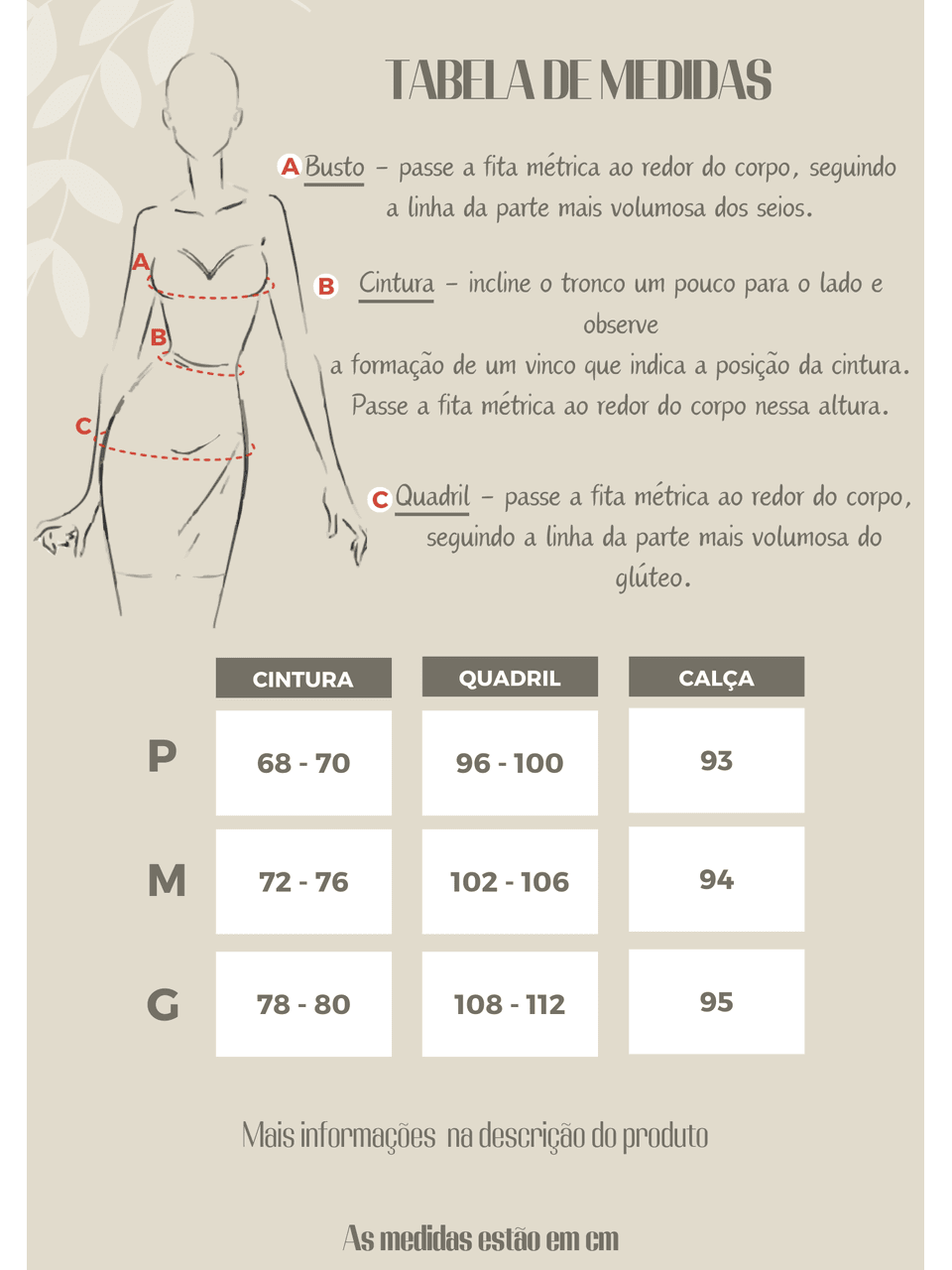 CALÇA GISELE CENOURA CAPUCCINO 
