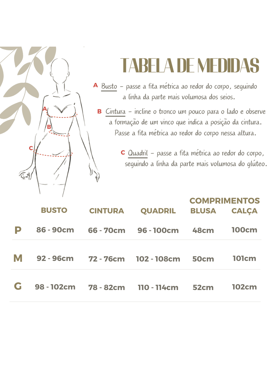 CONJUNTO GABI COLETE CALÇA CRU/MARROM