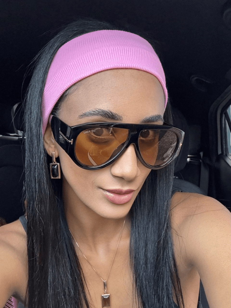 Faixa de cabelo Rosa Bebê - Milla