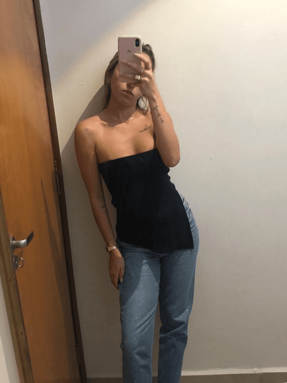 Blusa assimétrica Yala Preta - Milla