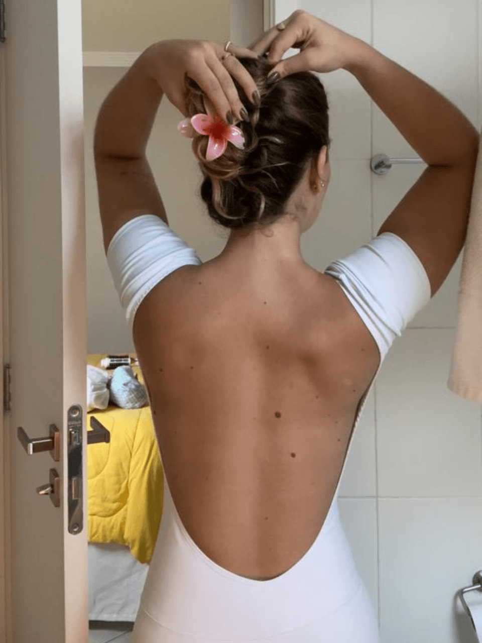 Macaquinho fitness Mya Branco - Milla