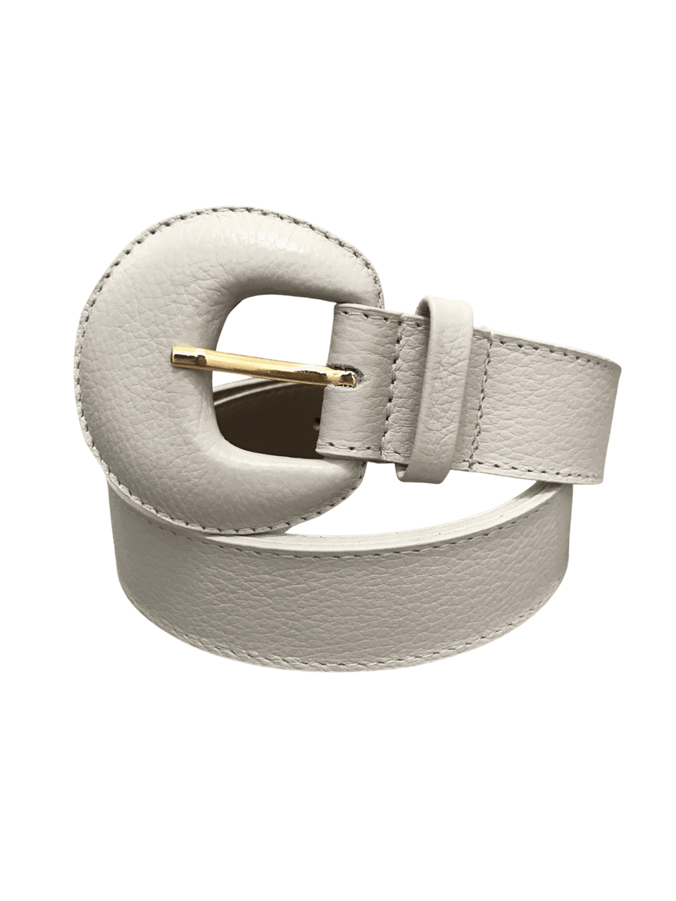 Cinto Fivela Encapada - Offwhite - DONNA LELLA