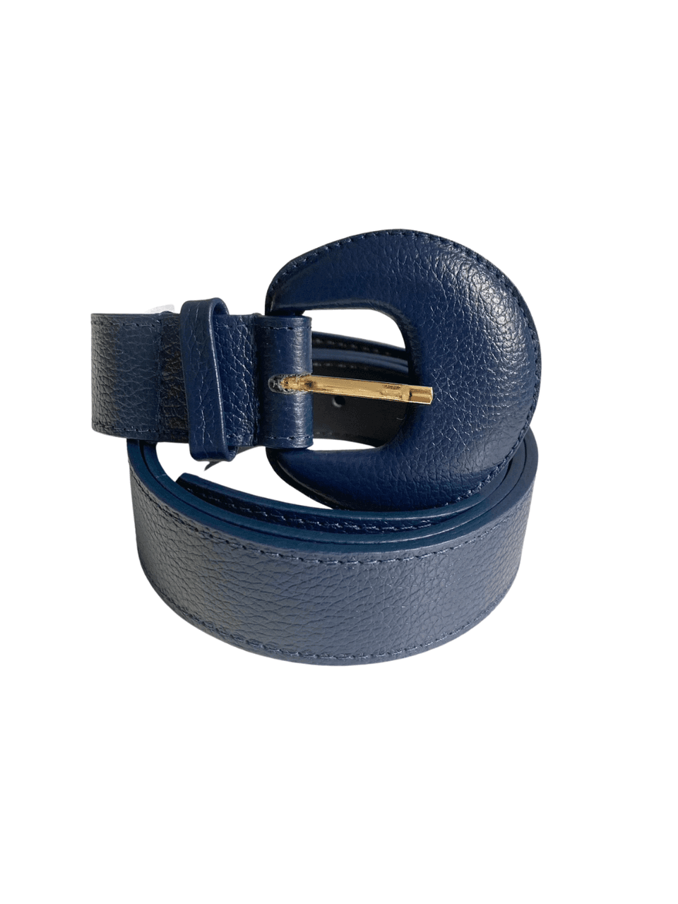 Cinto Fivela Encapada - Azul Marinho - DONNA LELLA
