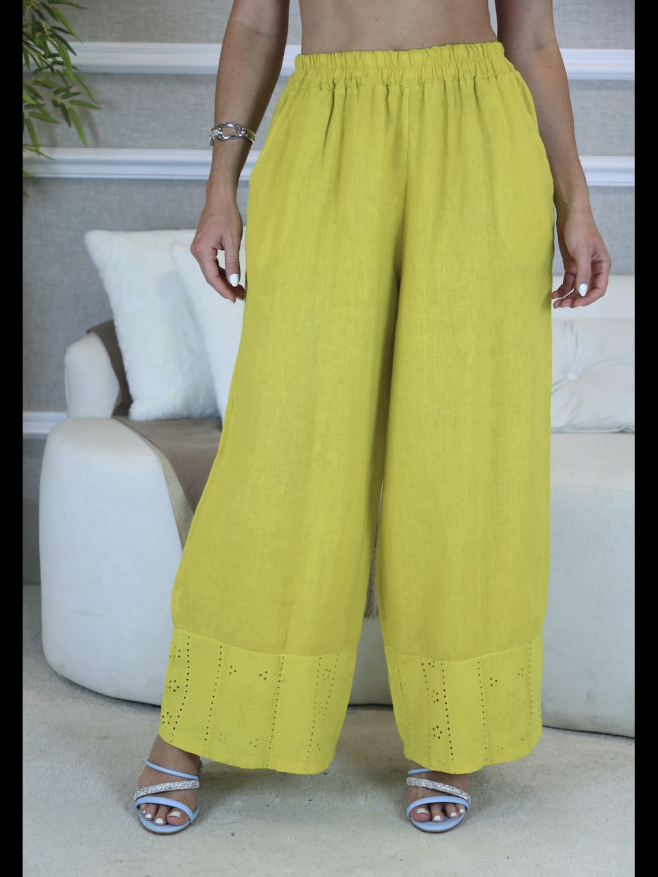 CALÇA GEISA BAMBU