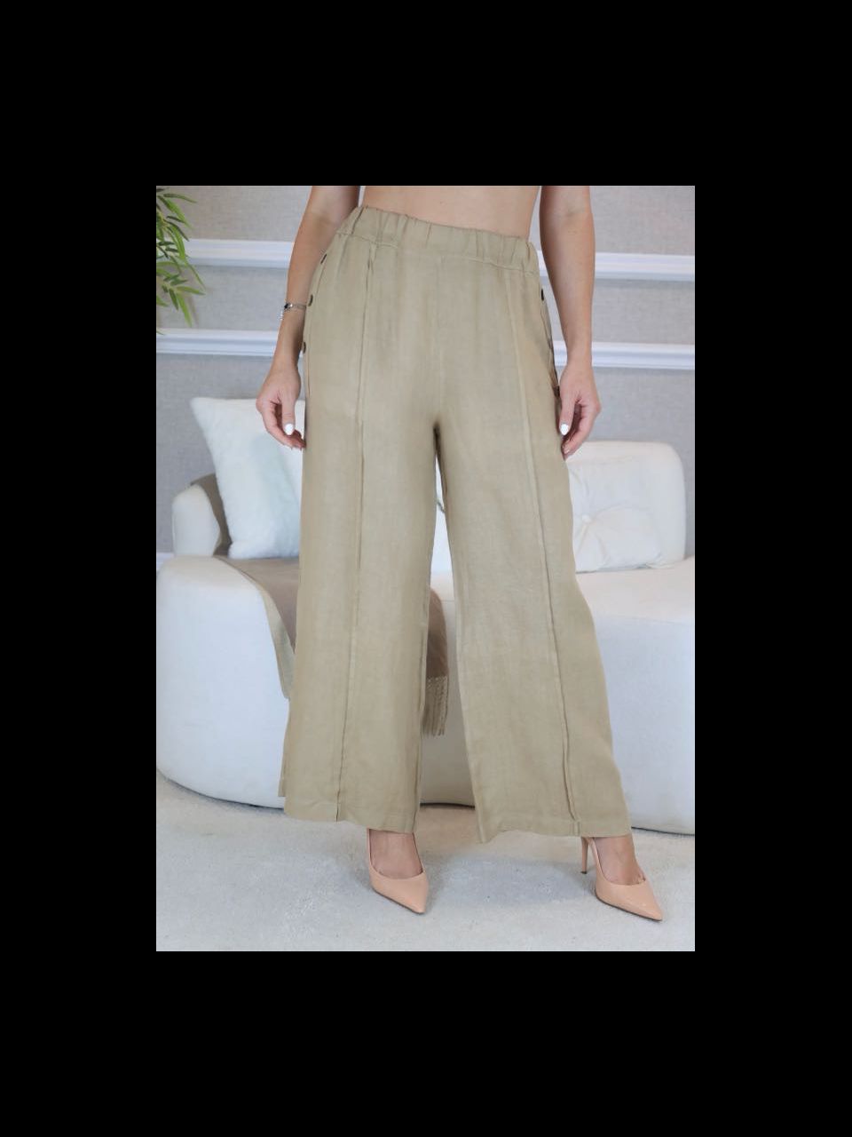 CALÇA JULIANA CARAMELO