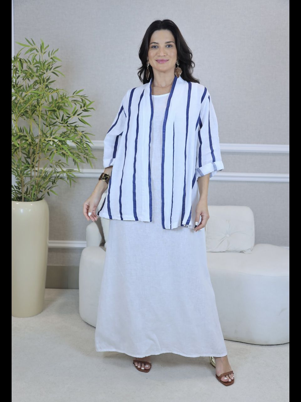 VESTIDO YARA COM CASAQUETO YARA BRANCO