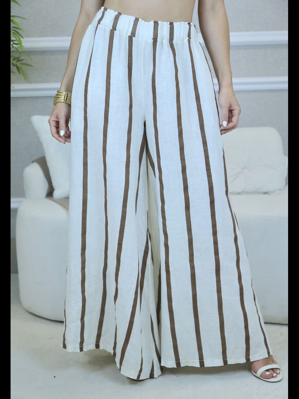 CALÇA MATILDA MARROM