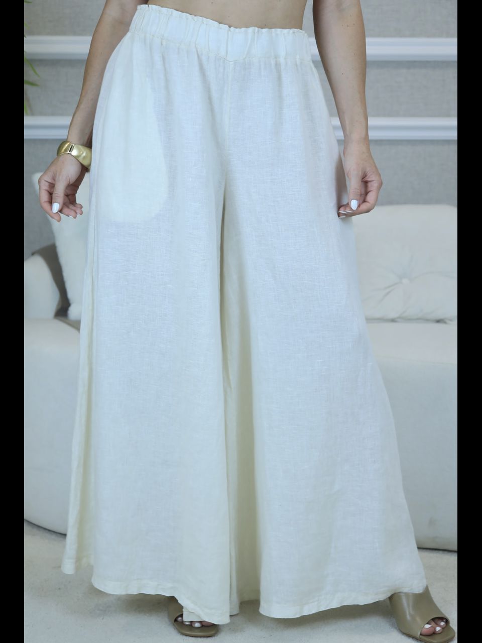 CALÇA MARITA OFF WHITE