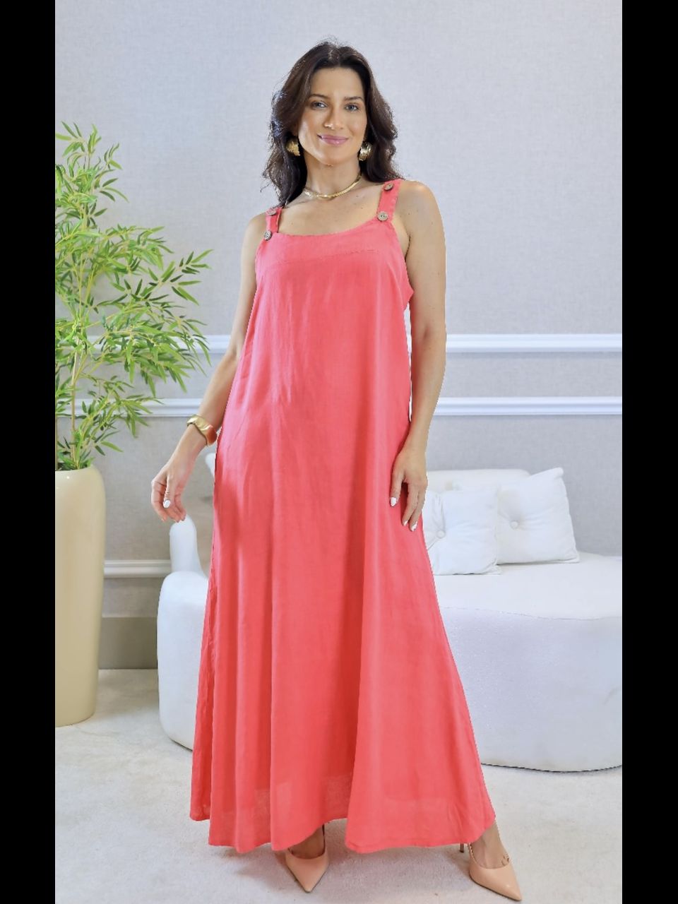 VESTIDO LEONA CEREJA