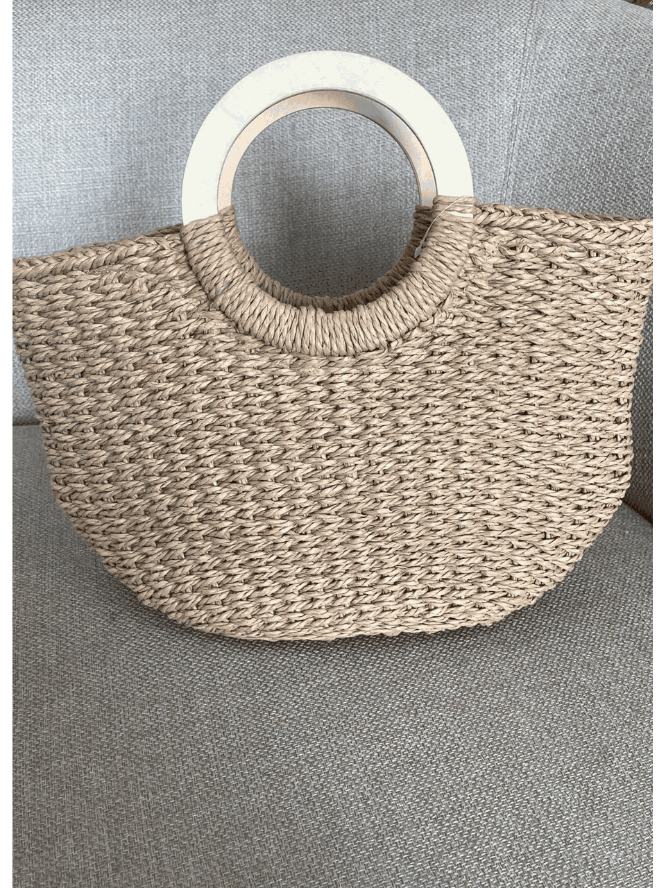 Bolsa Mão De Palha 