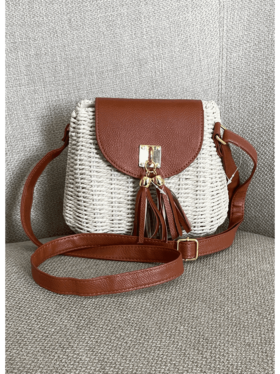 Mini bag De Palha Areia 