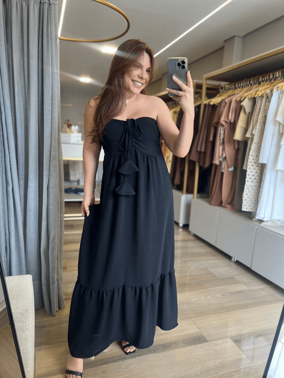Vestido Lorana Preto - TS Moda Feminina