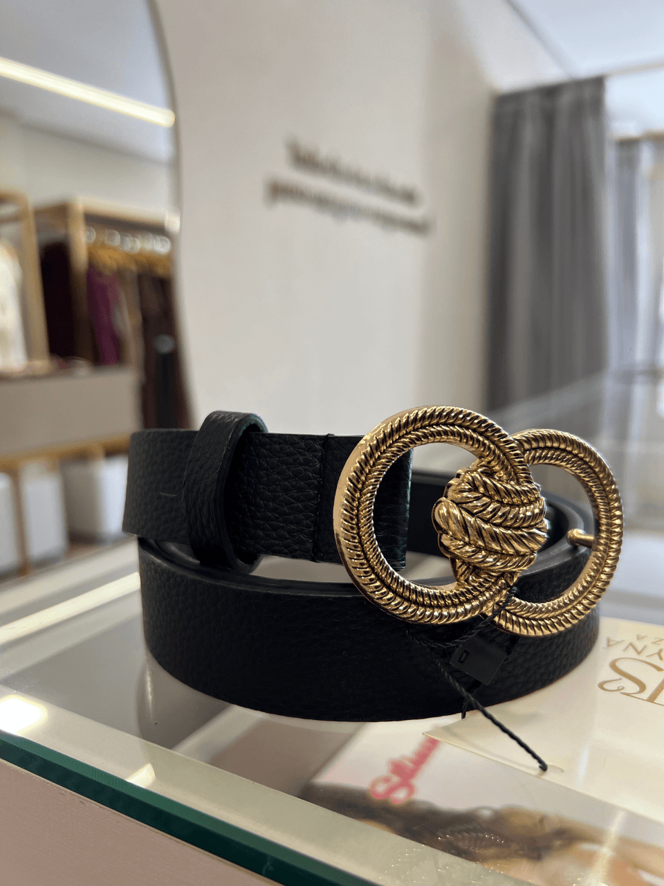 Cinto Inspiração Chanel Fivela Dourada - TS Moda Feminina