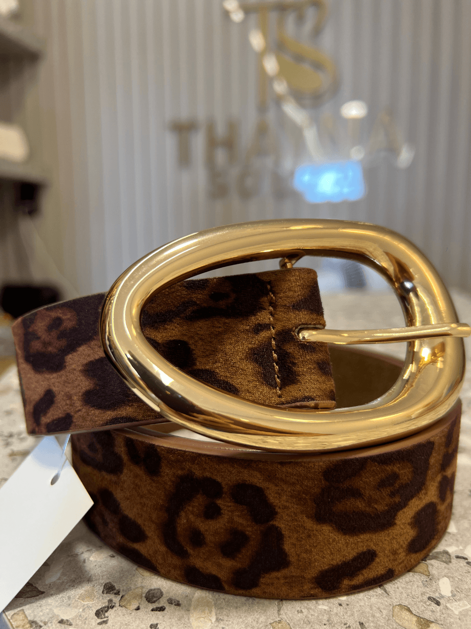Cinto Estampa Onça - TS Moda Feminina