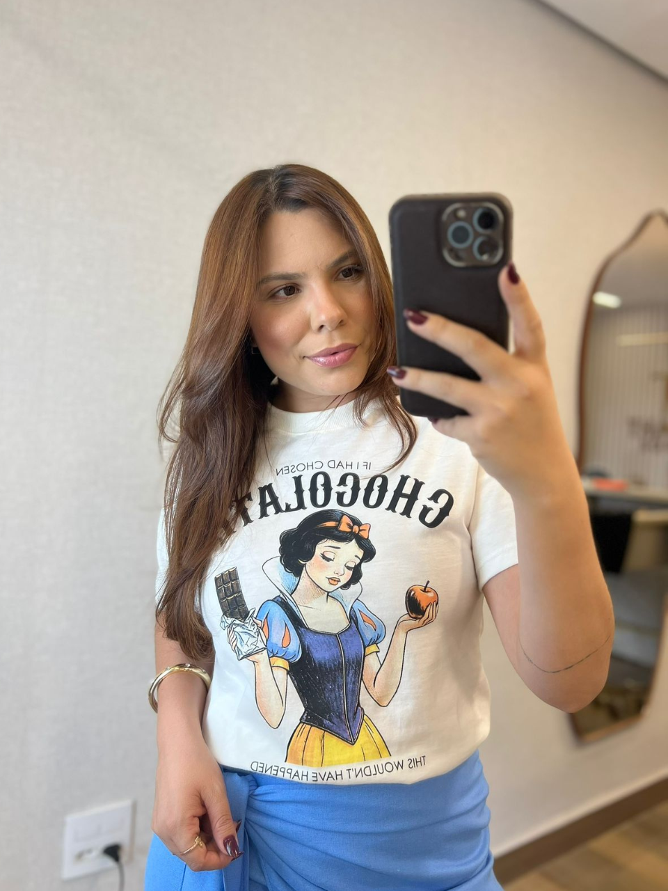 T-Shirt Branca de Neve - TS Moda Feminina