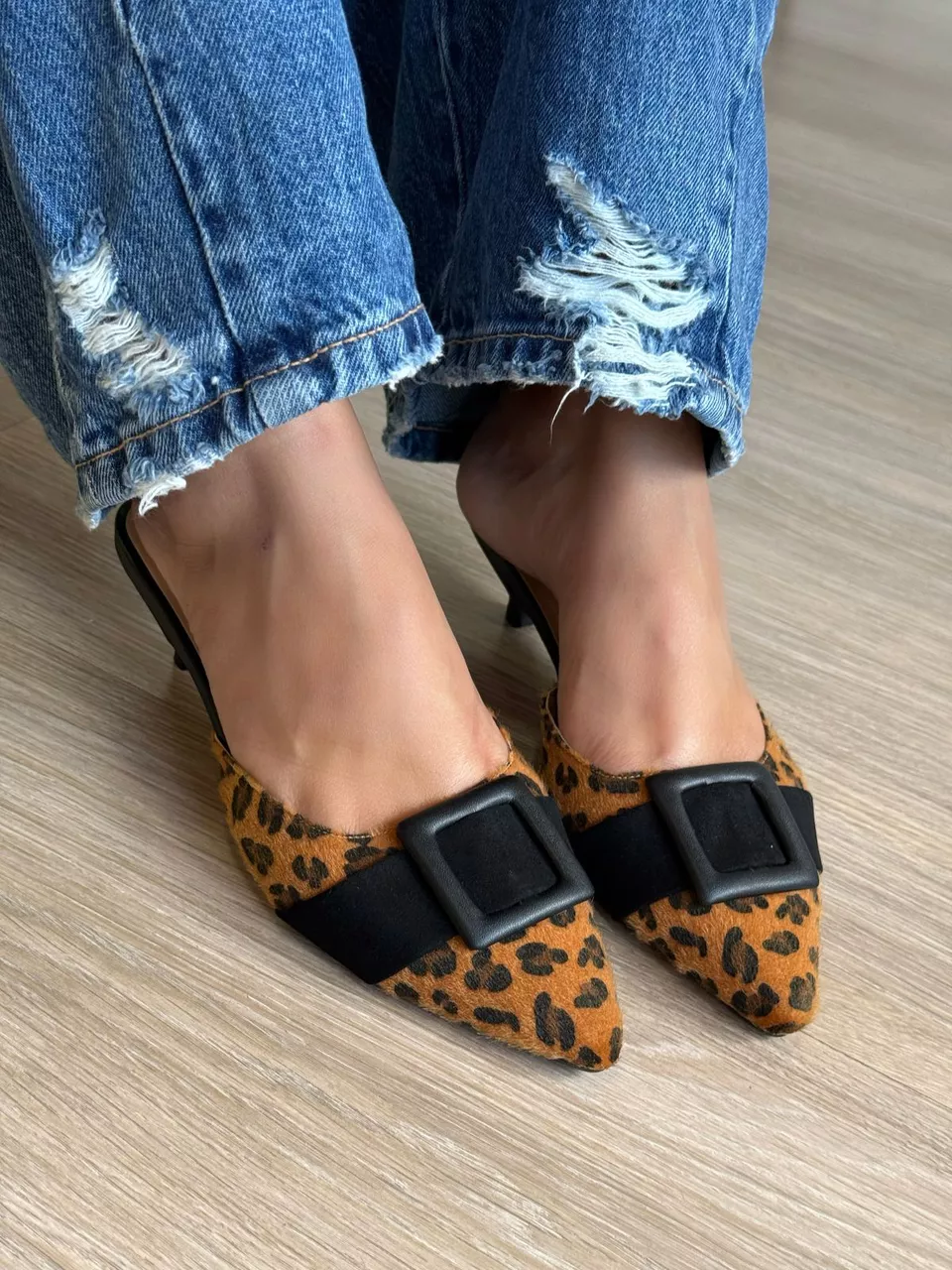SCARPIN CHANEL FÁTIMA ANIMAL PRINT