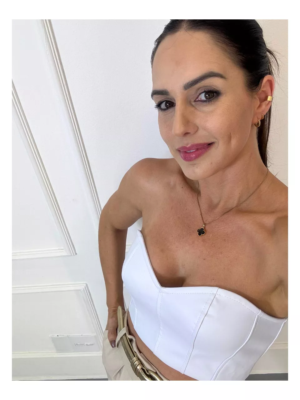 Corselet Courino Dubai Branco