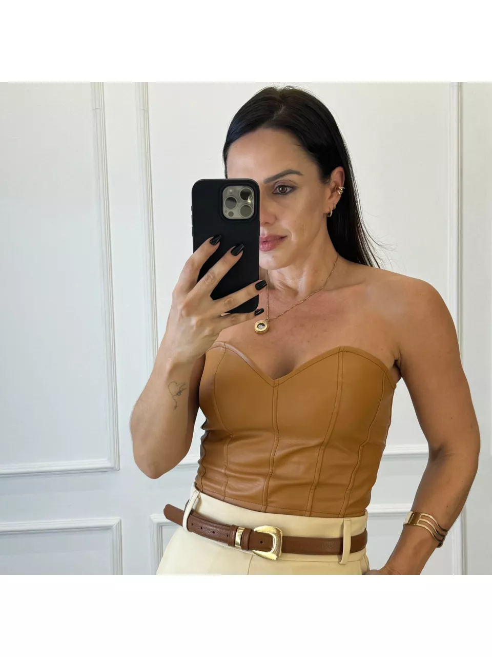 Corselet Courino Dubai Caramelo