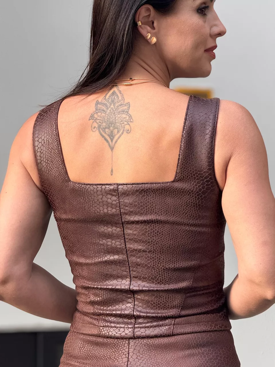 Corset Suede Elizabeth Animale