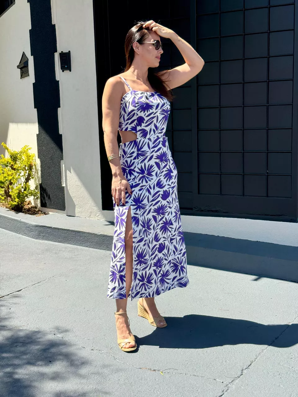 Vestido Linho Eloise Estampa Floral - Arpaia