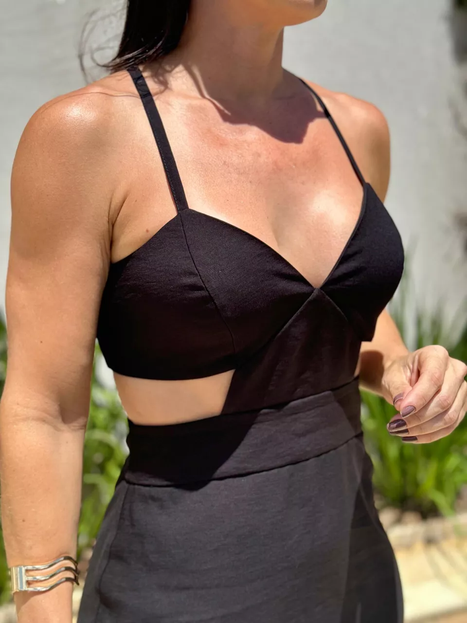 Vestido Curto Fiorella Preto