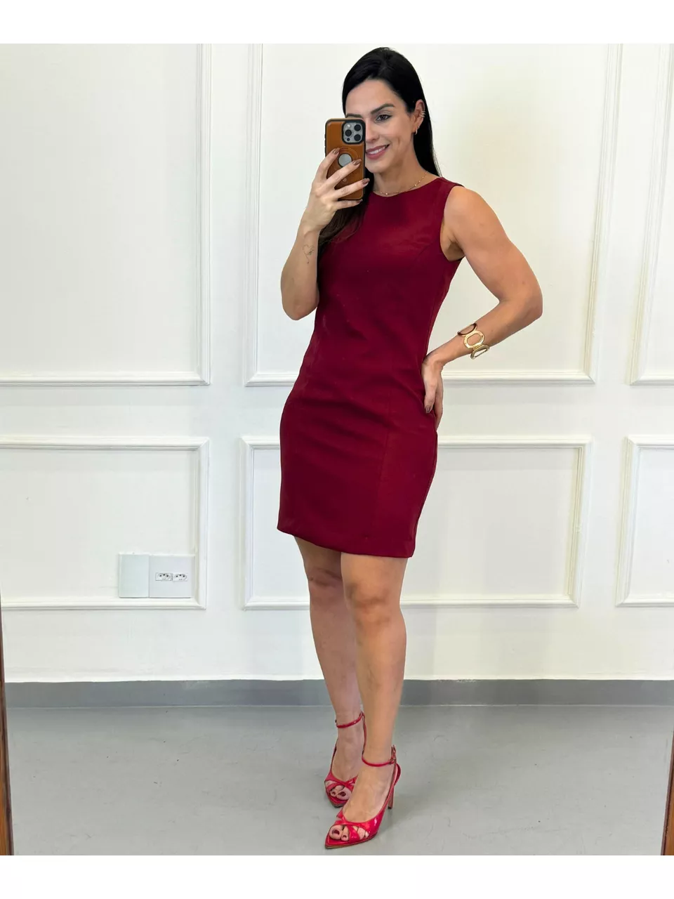 Vestido Melina Red Cherry - Arpaia