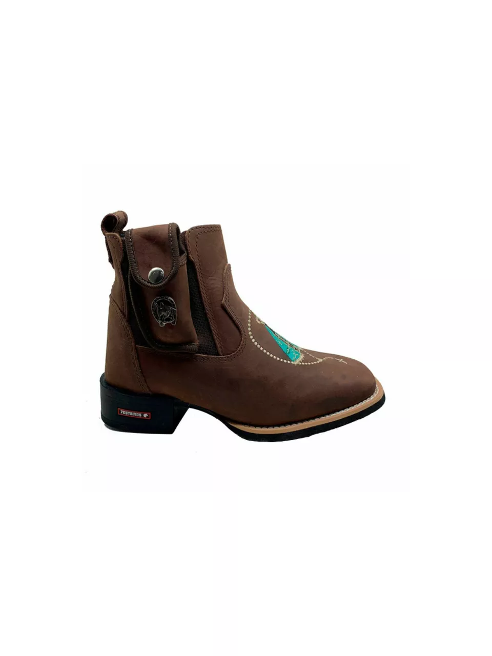KIT BOTINA NOSSA SENHORA VERDE + BAINHA + CANIVETE | Botas Texanas Bruto