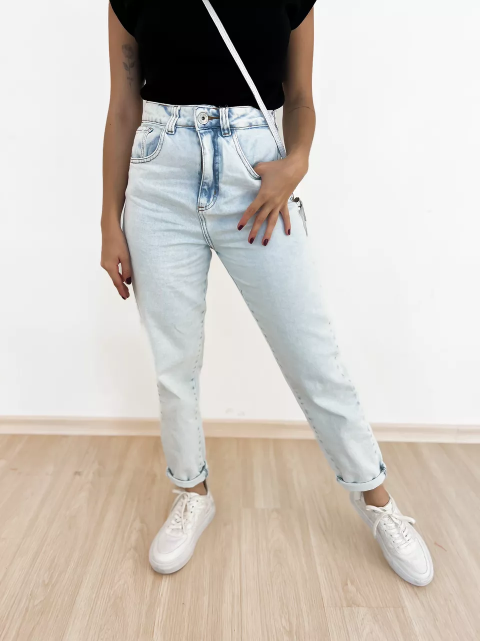 CALÇA VERONICA JEANS CLARO - 0043040071 - CAROLLA FERRARO