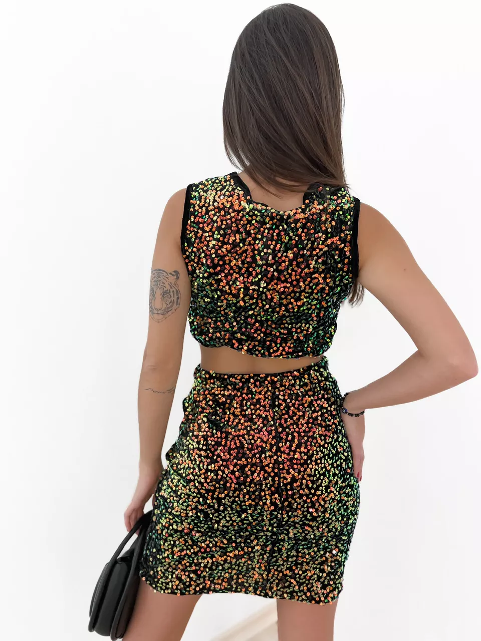 CONJUNTO SELENA PAETÊ colors