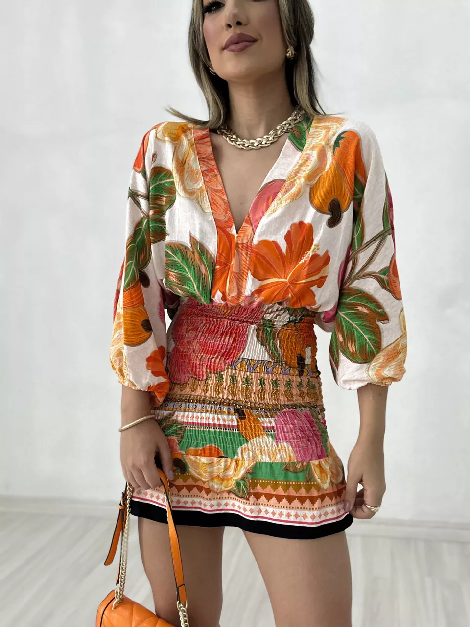 VESTIDO DIANA LASTEX off - 0044010048 - CAROLLA FERRARO