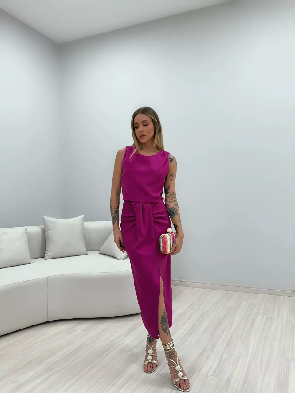 CONJUNTO MARIANA SAIA FUCSIA