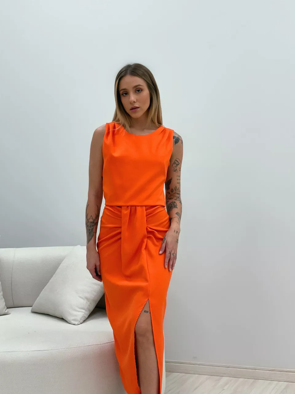 CONJUNTO MARIANA SAIA LARANJA