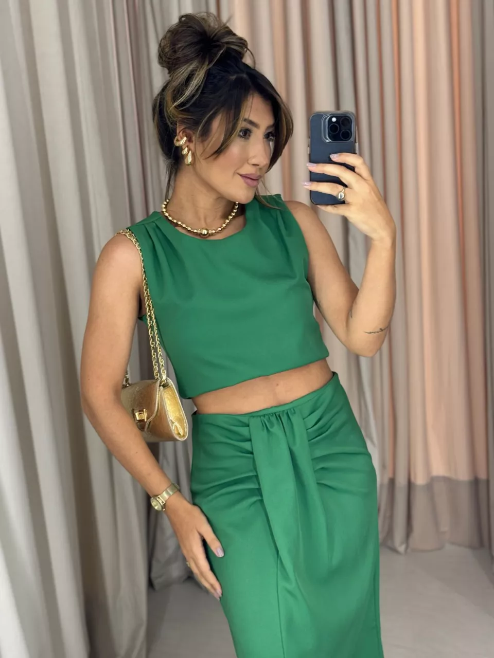 CONJUNTO MARIANA SAIA VERDE