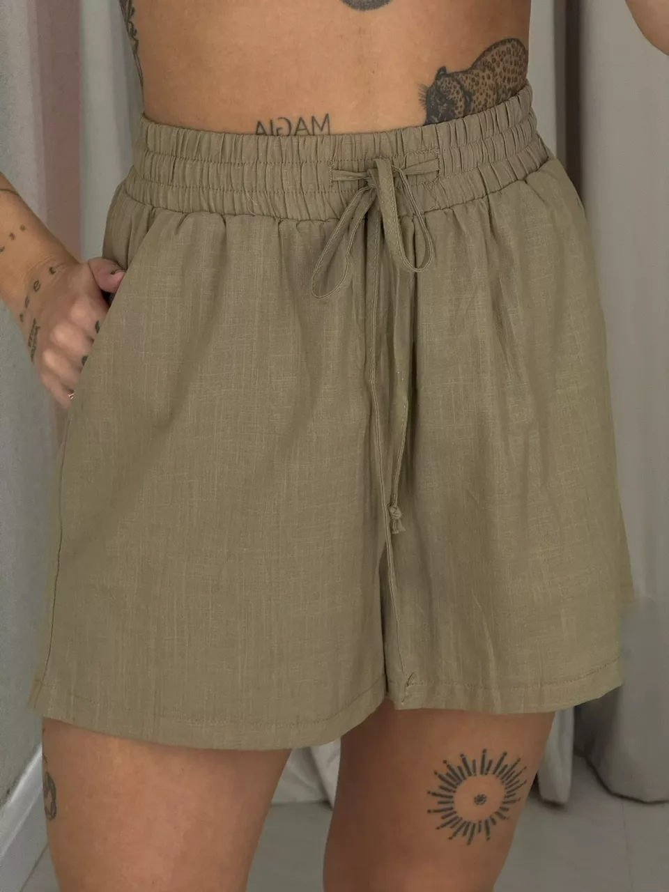 CONJUNTO AMABLY SHORT CAQUI