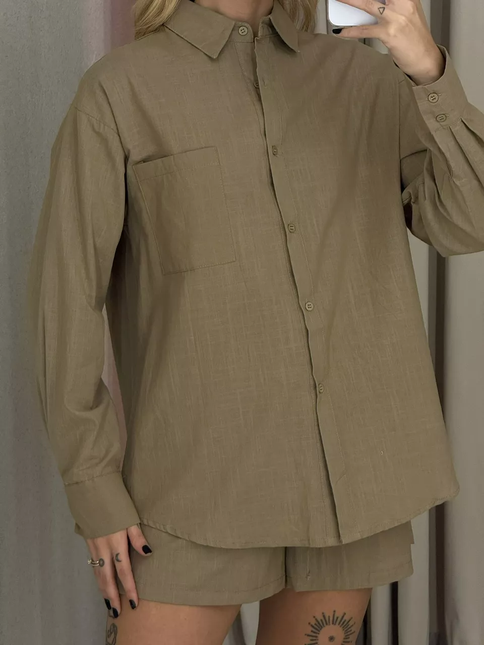 CONJUNTO AMABLY SHORT CAQUI