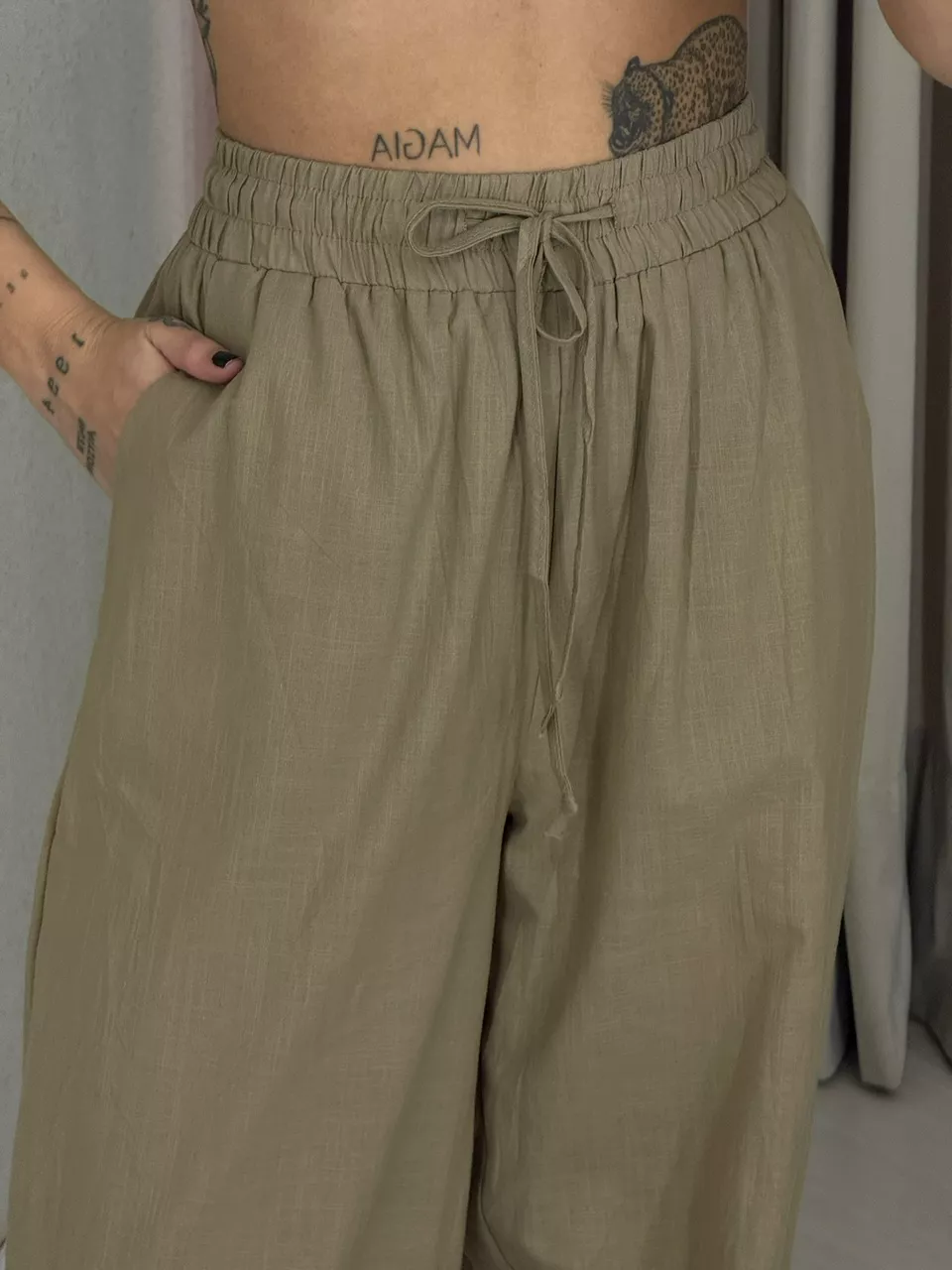 CONJUNTO RAIANE Camisa Caqui