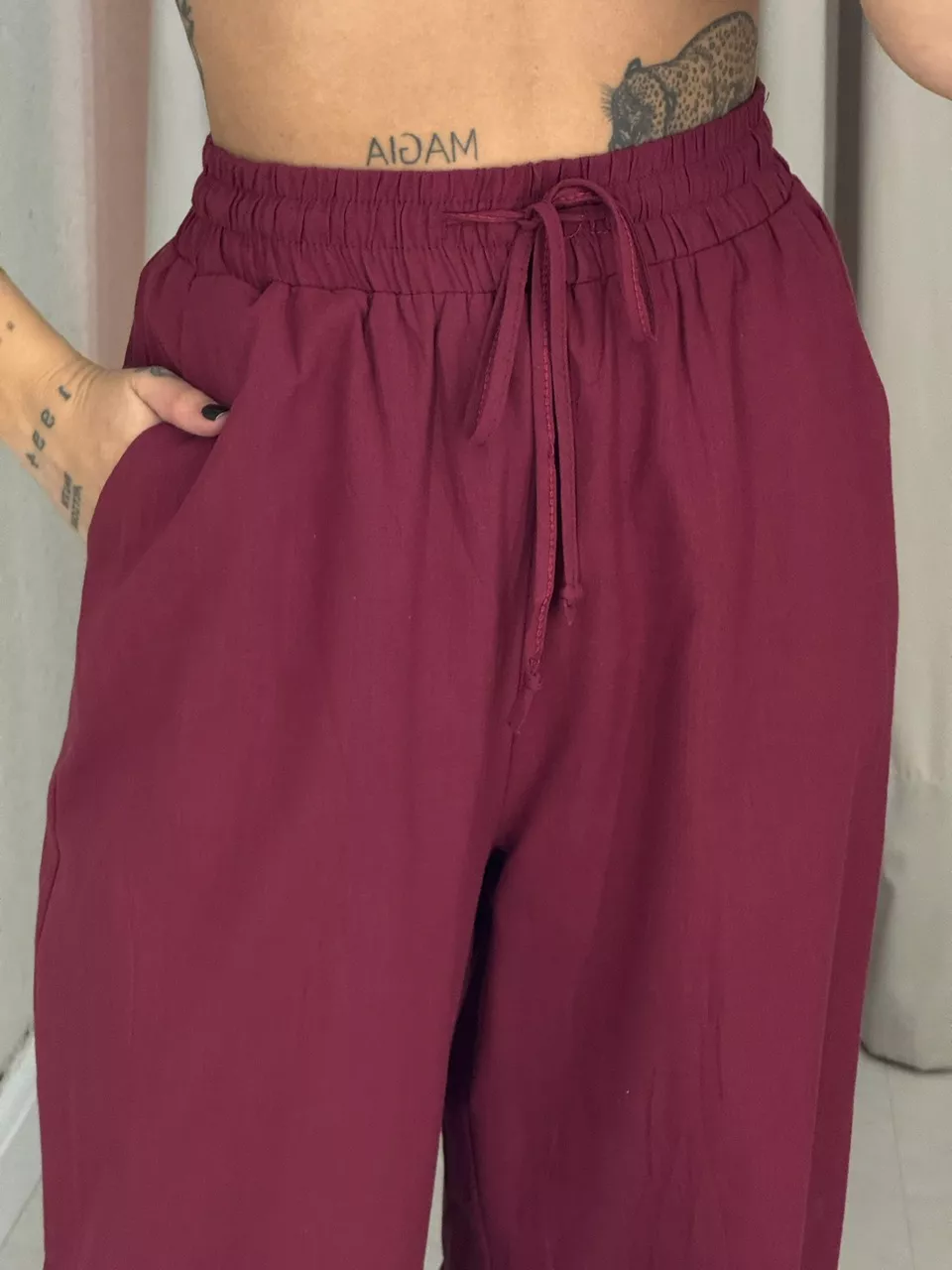 CONJUNTO RAIANE Camisa VINHO