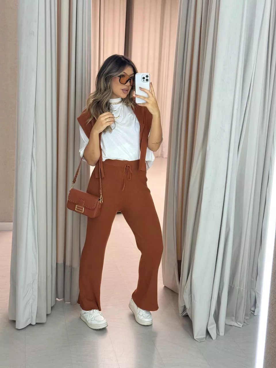 CONJUNTO NAYARA Tricot TELHA