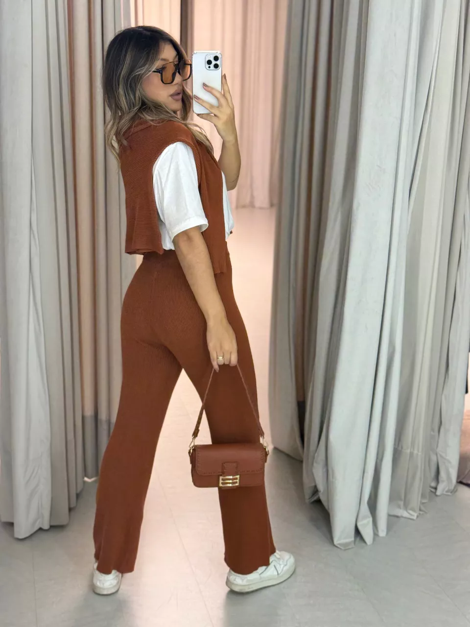 CONJUNTO NAYARA Tricot TELHA